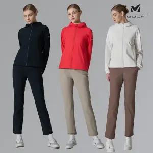 [프리미엄] 밀레골프 26SS 트리코트 스트레치 셋업 2종(자켓+팬츠), 여성