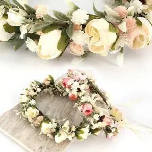 [아랑로랑] 프시케 사이즈조절 아기화관