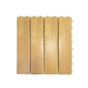 베란다데크타일 조립식바닥 마루 발판 참나무색 1SET