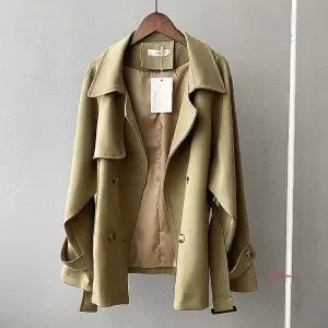 여자 숏 가을 트렌치 룩 간절기 데이트 야상 자켓 룩간절기 숏야상mno944