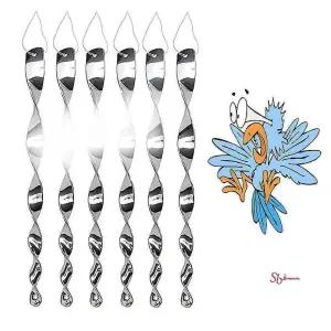 햇빛반사 조류퇴치기 새?기 스틱 6개 신개념 반사판nop460