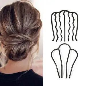 승무원 간호사 머리 정리 U핀 면접 올림머리 실핀 머리뒤꽂이