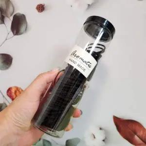 100P 고탄력 블랙 머리끈 대용량 1세트