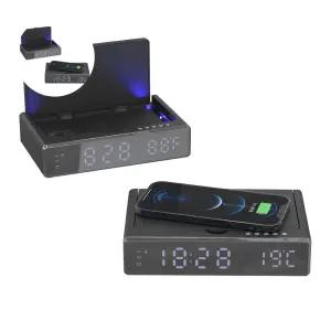 스마트폰 충전기 겸용 UV 살균기 시계 온도계 ORU06