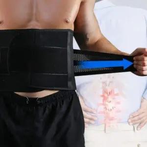 허리압박밴드 척추 안정 허리 서포터 복부 압박 밴드 헬스 벨트