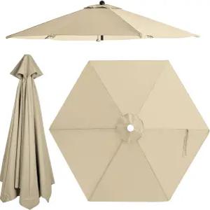 조로하이커 파티오 우산 교체 캐노피 전용 야외 테이블 마켓 야드 상단