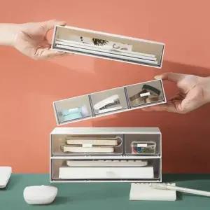 오피스 사무 용품 데스크 정리 쌓아 올리는 서랍함