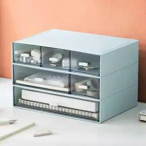 ( )문구 사무 용품 정리 수납함 칸막이 리빙 박스 멀티