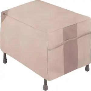 모던 레저 몬테레이 파티오 오스만/사이드 테이블 커버 - 방수 원단 야외 데크 가구를 위한 튼튼한 보호