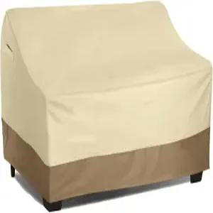 루틸레 헤비 듀티 파티오 소파 커버 100 방수 2인승 야외 딥 라운지 에어 통풍구 및 손잡이가 있는 잔디