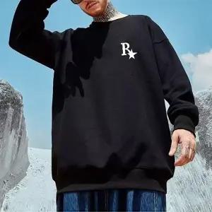 2컬러 남성 오버핏 캐주얼 데일리 맨투맨 IS-TS82