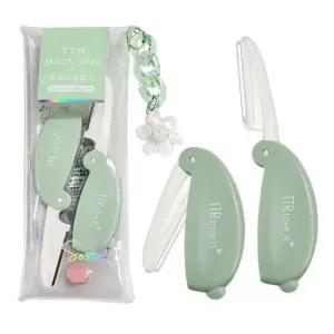 장만A627 접이식 눈썹칼 2개 정리칼 제모기 면도기 Huolang 만물선생 눈썹커터