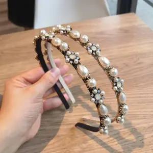 [콩심팥심]TBZ 스타일리쉬 화관 큐픽 머리띠 진주 고혹적인 핫세 헤어밴드