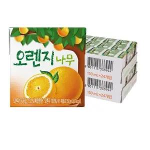 서울우유 오렌지나무 150ml 48개