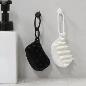 통 실리콘 샴푸 마우스 브러쉬