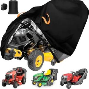 에이빌리 라이딩 잔디 깎는 기계 방수 야외 커버 배거 부착 내구성이 뛰어난 안티 UV 600D 폴리에스터 원단