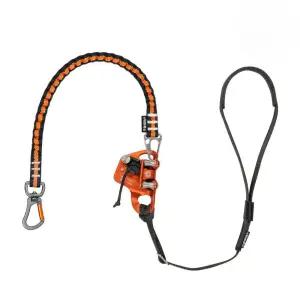 무릎 발 등강기 로프 오렌지 보호 작업 안전 클라이밍