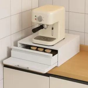 철제수납함 슬라이딩 주방 철제 수납 선반 다용도 슬라이드 서랍형 가전 거치대