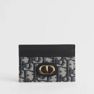 MUST IT_디올 30 몽테인 프리지아 오블리크 카드지갑 블루 S2152UTZQ M928