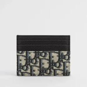 MUST IT_디올 오블리크 자카드 카드 홀더 남성 카드지갑 2ESCH135YSE H05E