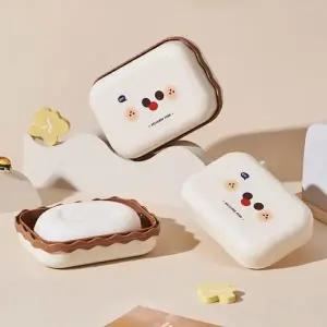 ( )생뚱맞은 뚜껑 포함 비누 받침대