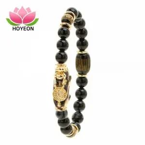 ( )호연 불교 기원 팔찌 비휴 원석 합장주 염주 재물 화목 액운방지 합장주 염주 (오닉스 블랙)