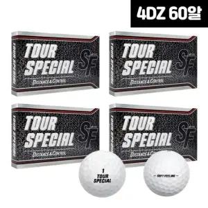 유러피언 SF 투어 스페셜 2피스 화이트 골프공 60구 4DZ P TA3531246