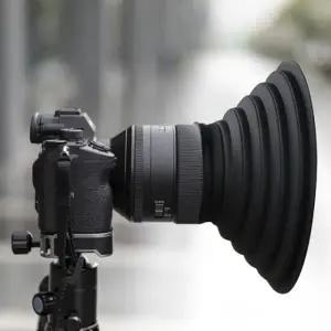 카메라 스커트 커버 70mm 유리 케이스 빛반사 제거 사진 창문 촬영 후드 액세서리