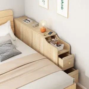 침대헤드선반 원목 벽보드 머리판 프레임 협탁 수납