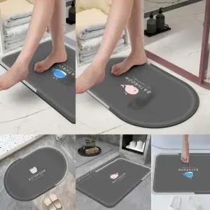 욕실 규조토 3세대 발매트 SW-1059 빨 발판 화장실발판 화장실매트 한솔 파트엠보 U자형 1P