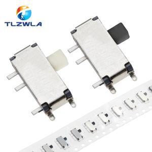 50개 미니 7핀 On/Off 1P2T SPDT MSK-12C02 MP3 MP4용 SMD 토글 슬라이드 스위치