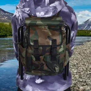 캠핑 낚시 등산 다용도 의자 백팩 겸용 밀리 디자인 캠핑의자 낚시의자