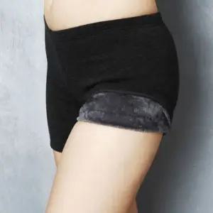 여성 겨울 융 기모 속바지 데일리 슬림핏 쫀쫀 반바지 기모속바지 겨울교복치마