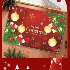 인테리어 크리스마스 발 매트 트리 크리스마스 규조토 발 매트 산타