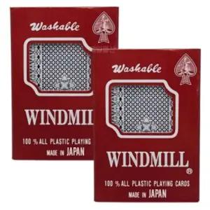 윈드밀 포커카드 고급 플라스틱 트럼프 카드세트 2개 윈드밀 고급카드