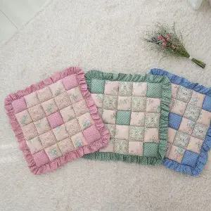 [NS홈쇼핑][르헤브] 레이스 플라워 퀼팅 방석 (45x45)[35829836]