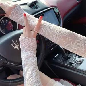 골프팔토시 여성팔토시 여성레이스 운전 골프 자외선차단 BR