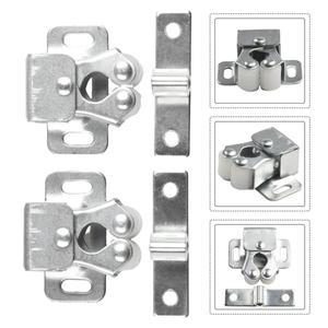 가구 도어 볼 래치 황동 이중 롤러 스프링 스토퍼 댐퍼 버퍼 클라스프 옷장