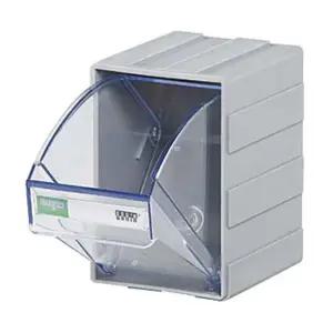 투명 플라스틱서랍장 45도 회전 정리함 통 플라스틱통