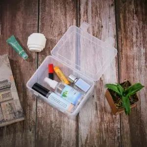 멀티 투명 플라스틱 수납케이스 악세서리 소품정리함 정리케이스 플라스틱상자 플라스틱케이스