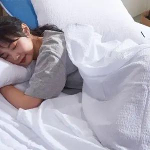 ( )시어서커 쿨패드 화이트 (S SS) 이불 스프레드 매트