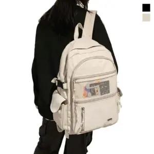 스타일 여행백팩 베이직 편한 수납공간 남자 유니크한 백팩가방 여성백팩 여성 백팩 가방