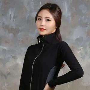 댄스복 블랙 YJK03-타워집업