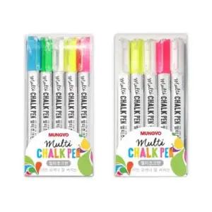 물크레용 멀티초크펜(5개입) 3색 5색 중 선택/물칠판/워터초크