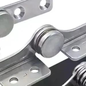 호환  1개 조절 임의 각도 힌지 스톱 304 스테인리스 스틸 댐핑 힌지 프레임 없는 댐핑 샤프트 포지셔닝