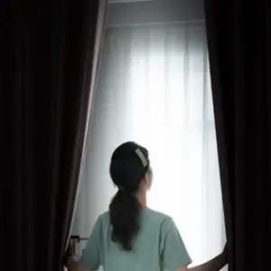 붙이는 암막 무지 커튼 120X150 무타공 작은창 방품 dHw7+5cal