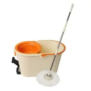 청소용품 페달 청소기 스핀 원형 회전걸레 W