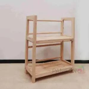 [SBD] DIY선반 우드렉 2단 DIY 퍼니 스탠드선반 낮은선반 600