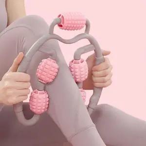 [콩심팥심]5구롤링 회전 지압볼 전신마사지 셀프마사지릴