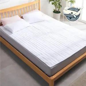 시어서커패드 가벼운 여름 침대 패드 시어서커 쿨토퍼 바닥